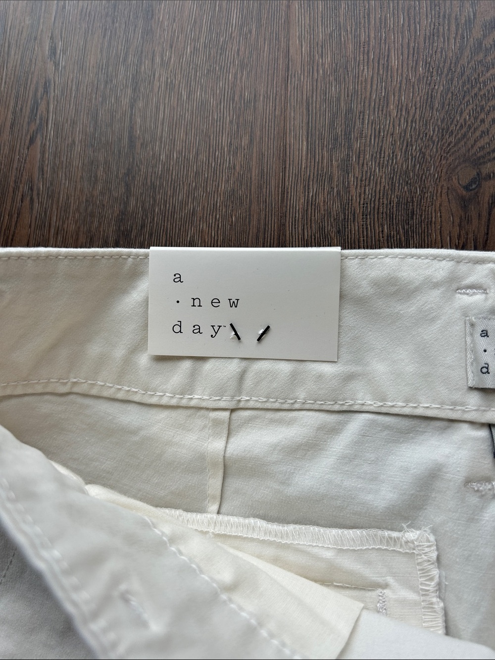 NWT a new day High Rise Straight Cream Pants Size 6 | Cream Pants | Business - Picture 5 of 7